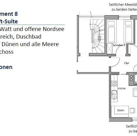 Haus Seebl App 8 - Meerluft-suite *